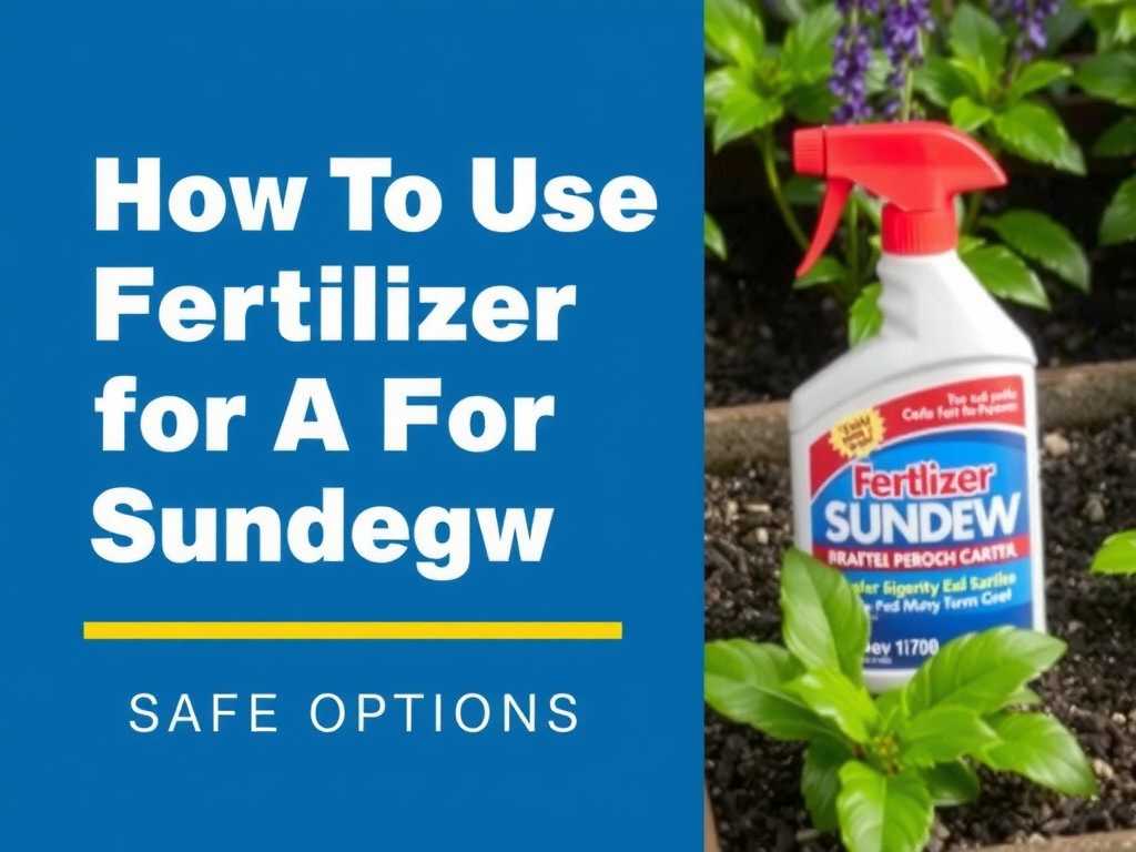 How to Use Fertilizer for Sundew (Safe Options)